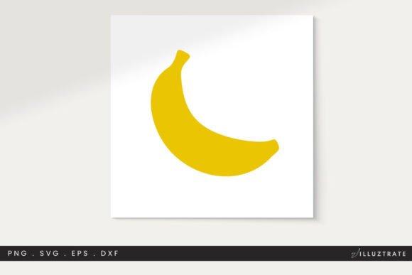 Banana SVG Cut File Clipart PNG