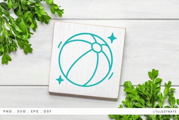Beach Ball SVG Clipart Review