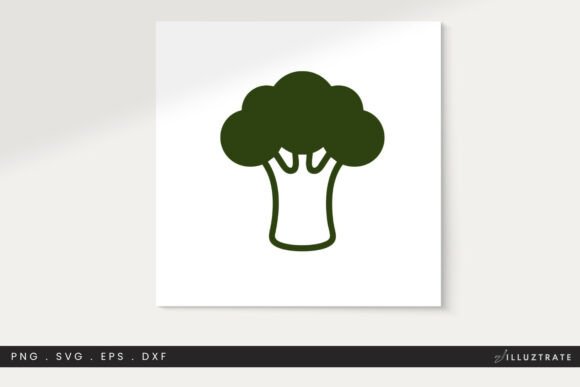 Broccoli SVG Cut File Clipart PNG