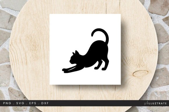 Cat Stretching SVG Clipart Review
