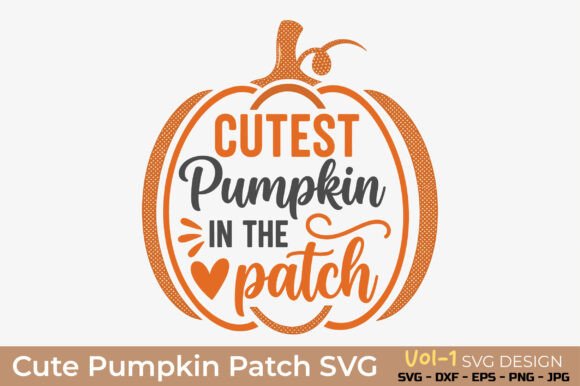 Cute Pumpkin Patch SVG