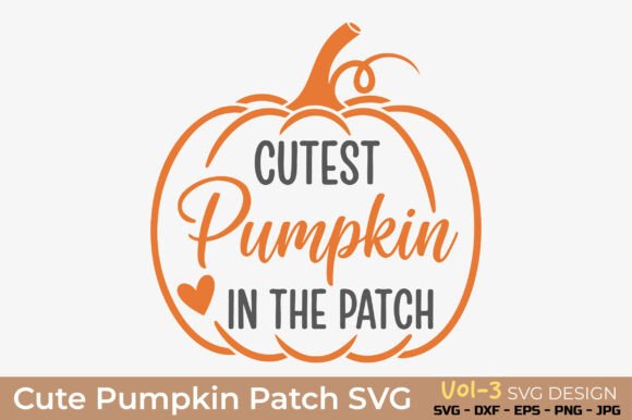 Cute Pumpkin Patch SVG Vol-3