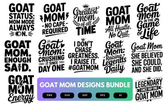 Goat Mom SVG Bundle Review