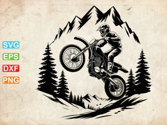 Motocross SVG, Motocross Rider Svg
