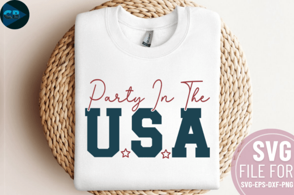 Party in the USA SVG Design