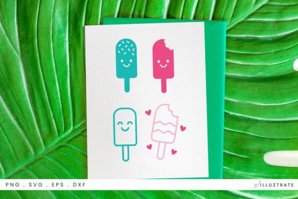 Popsicle SVG Clipart Ice Lollies