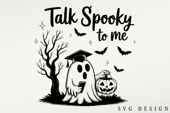 Talk Spooky to Me SVG Design