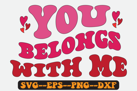 Valentines Quote Retro Svg Design